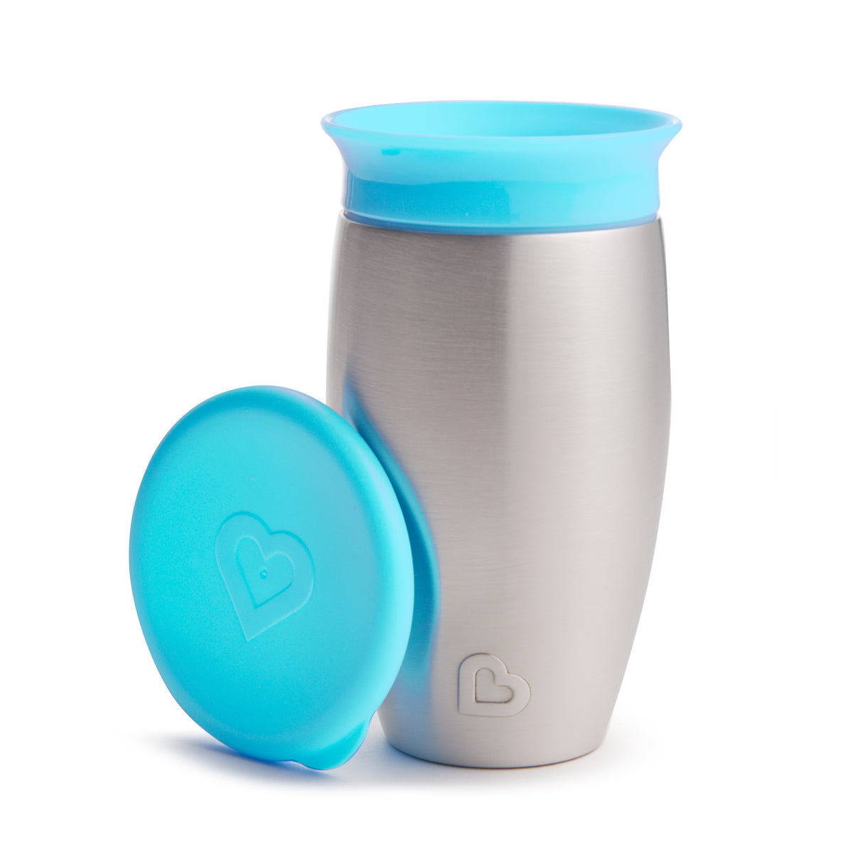Munchkin Miracle® 360° Stainless Steel Sippy Cup, 10oz in Light Blue