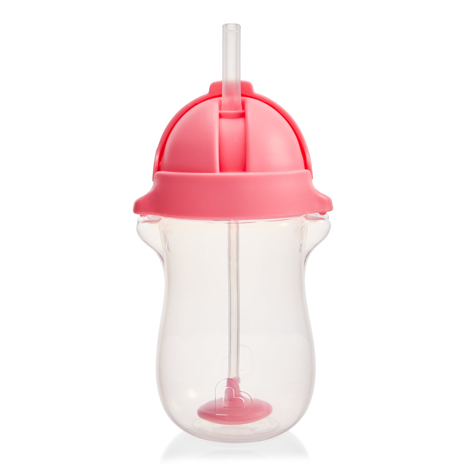 Munchkin Any Angle™ Click Lock™ Weighted Straw Cup, 10oz in Light Pink