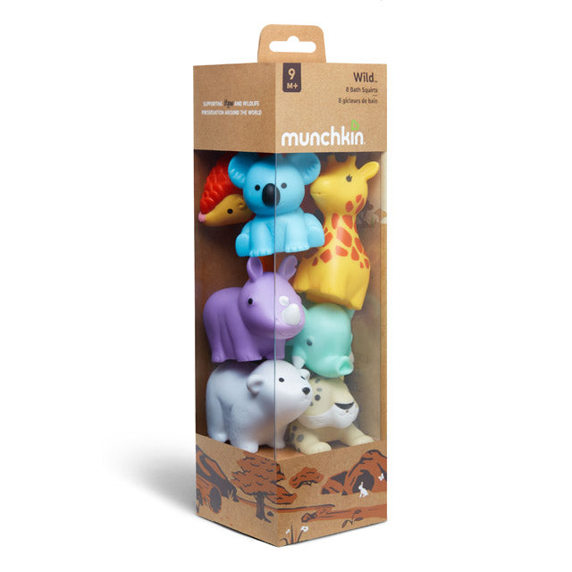 Munchkin Wild™ Bath Squirts Toys, 8 Pack