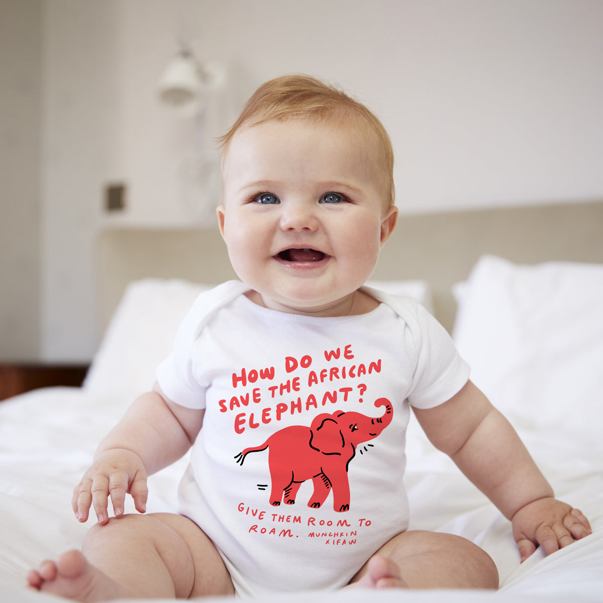 Munchkin WildLove Room to Roam Onesie, 3-6m