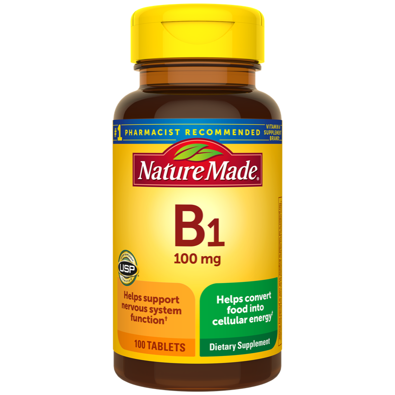 Nature Made Vitamin B1 100 mg Tablets