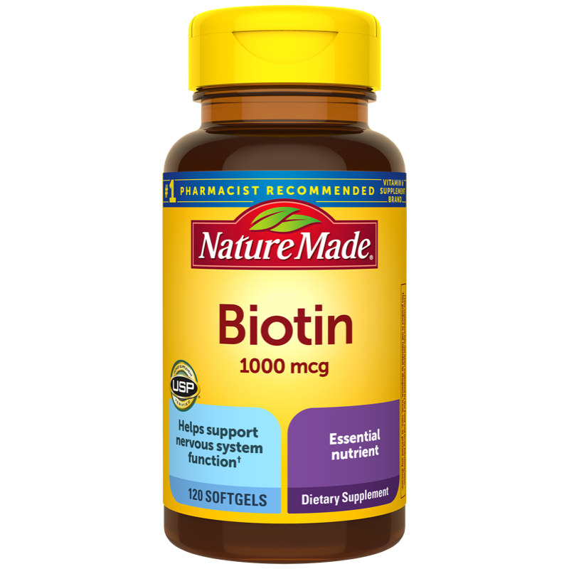 Nature Made Biotin 1000 mcg Softgels