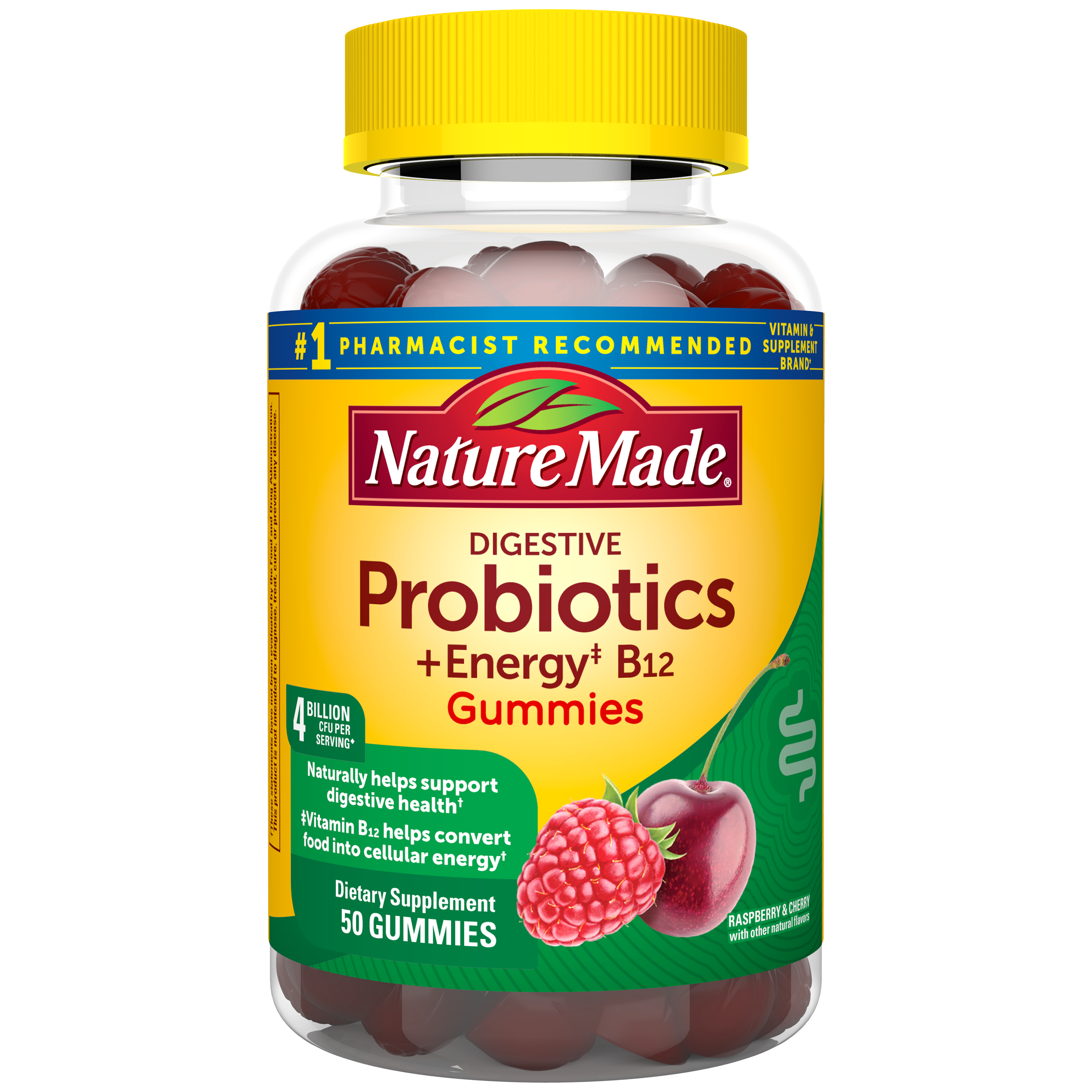 Nature Made Digestive Probiotic + Energy B12 Gummies
