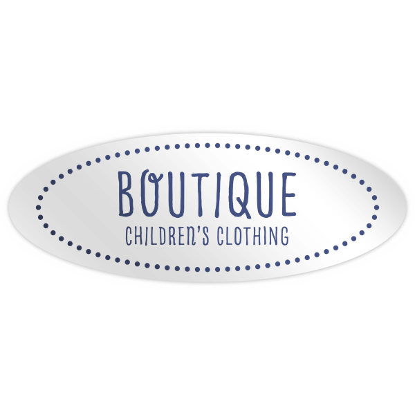 Custom 1-Color Foil-Stamped Labels And Stickers, 3/4" x 1-1/2" Oval, Box Of 500 Labels