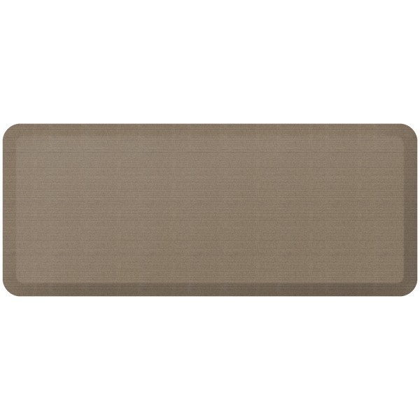 GelPro NewLife Designer Comfort Grasscloth Anti-Fatigue Floor Mat, 20" x 48", Pecan
