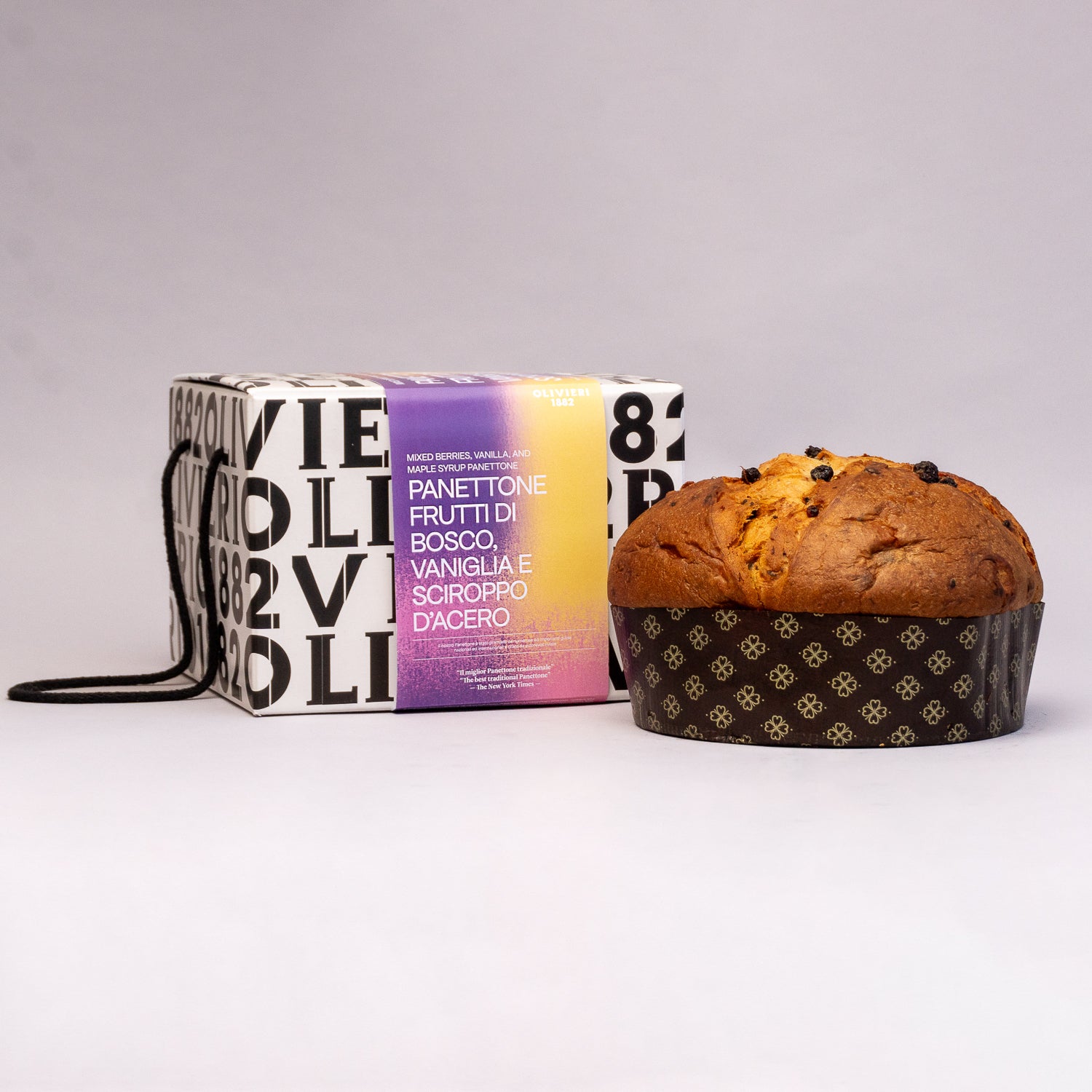 Mixed Berries,Vanilla, and maple syrup panettone