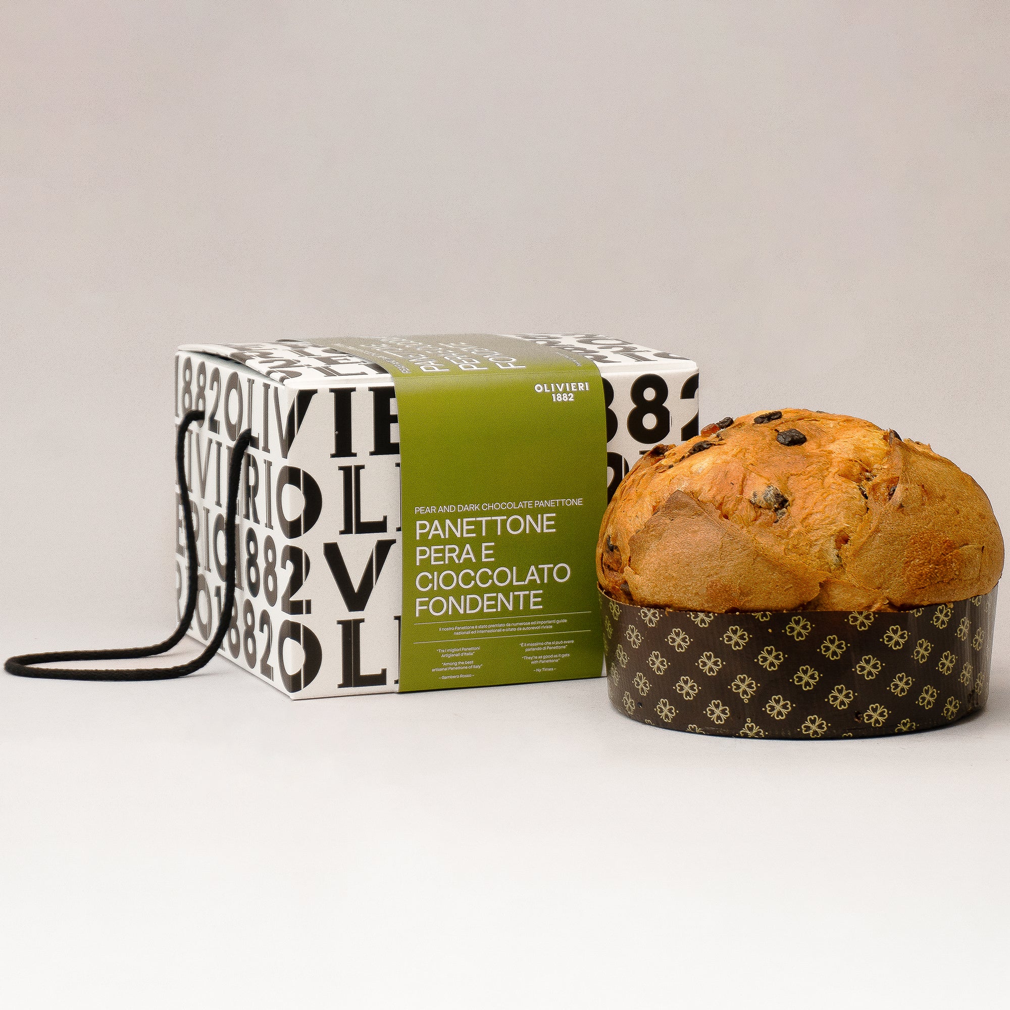 Pear and Chocolate Panettone