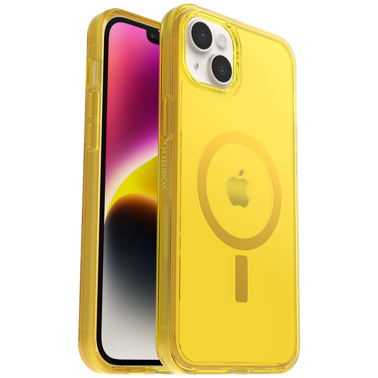 iPhone 14 Plus Symmetry Series for MagSafe Clear Antimicrobial Case for MagSafe Sun Day