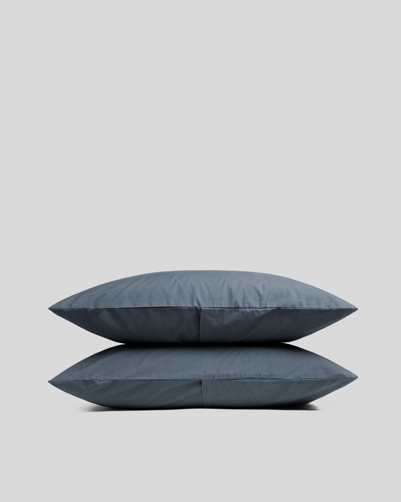 Brushed Cotton Pillowcase Set in Dusk size King Back Envelope | Made in Portugal | Parachute Home