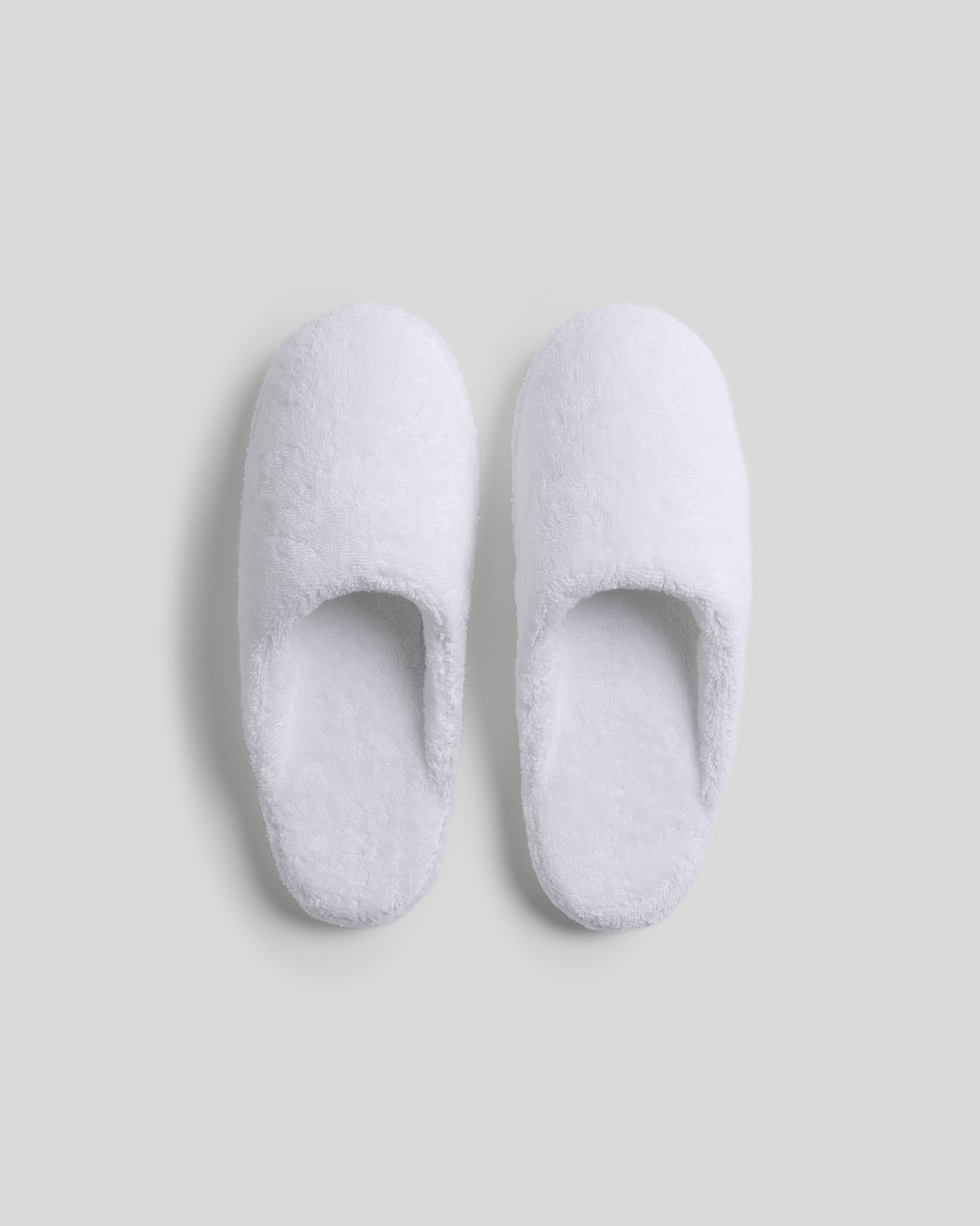 Classic Turkish Cotton Slippers in White size XL | Parachute Home