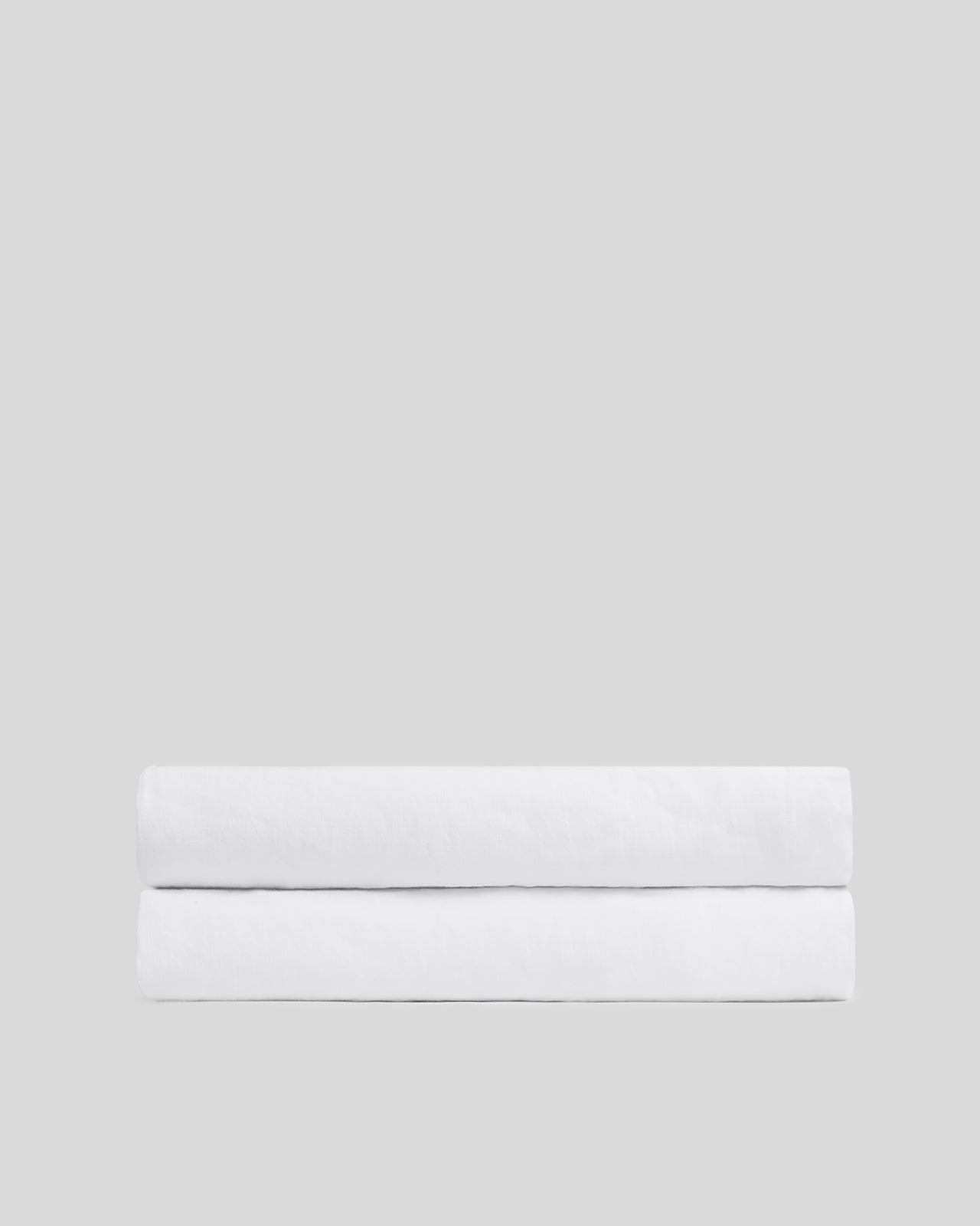 Linen Fitted Sheet in White size King | Made in Portugal | Parachute Home