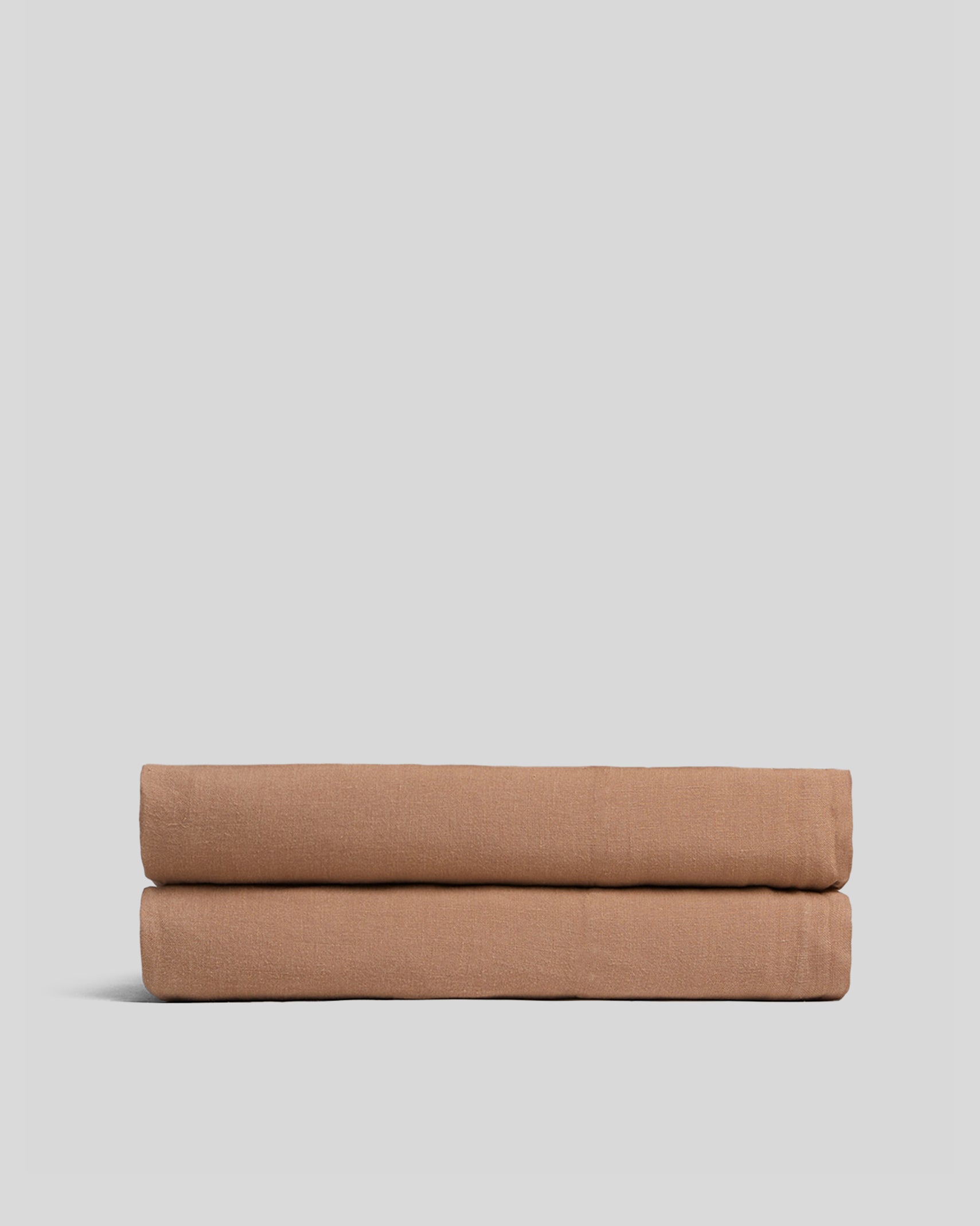 Linen Fitted Sheet in Adobe size King | Made in Portugal | Parachute Home