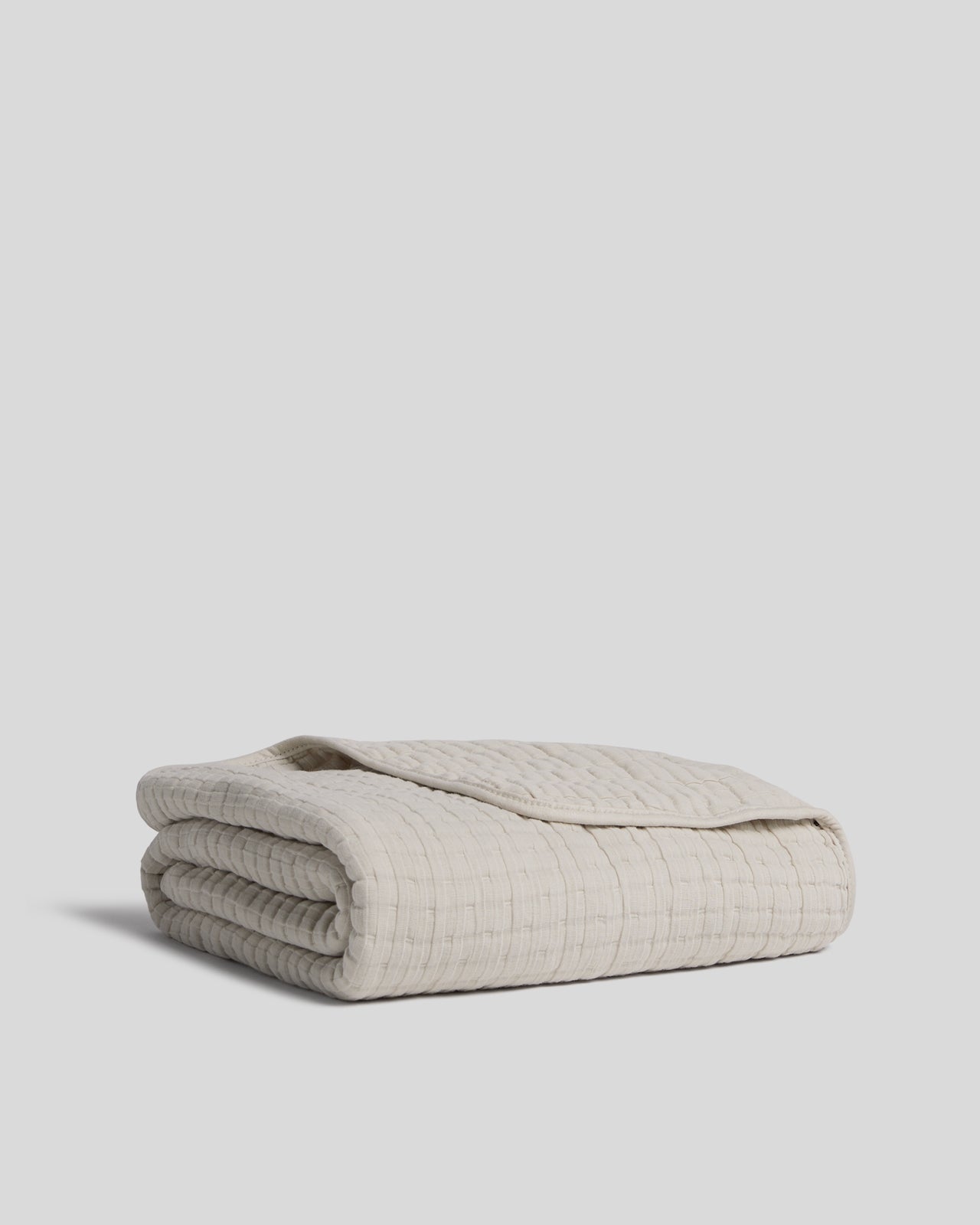 Organic Air Cotton Toddler Quilt in Bone size 50"x36" | Parachute Home