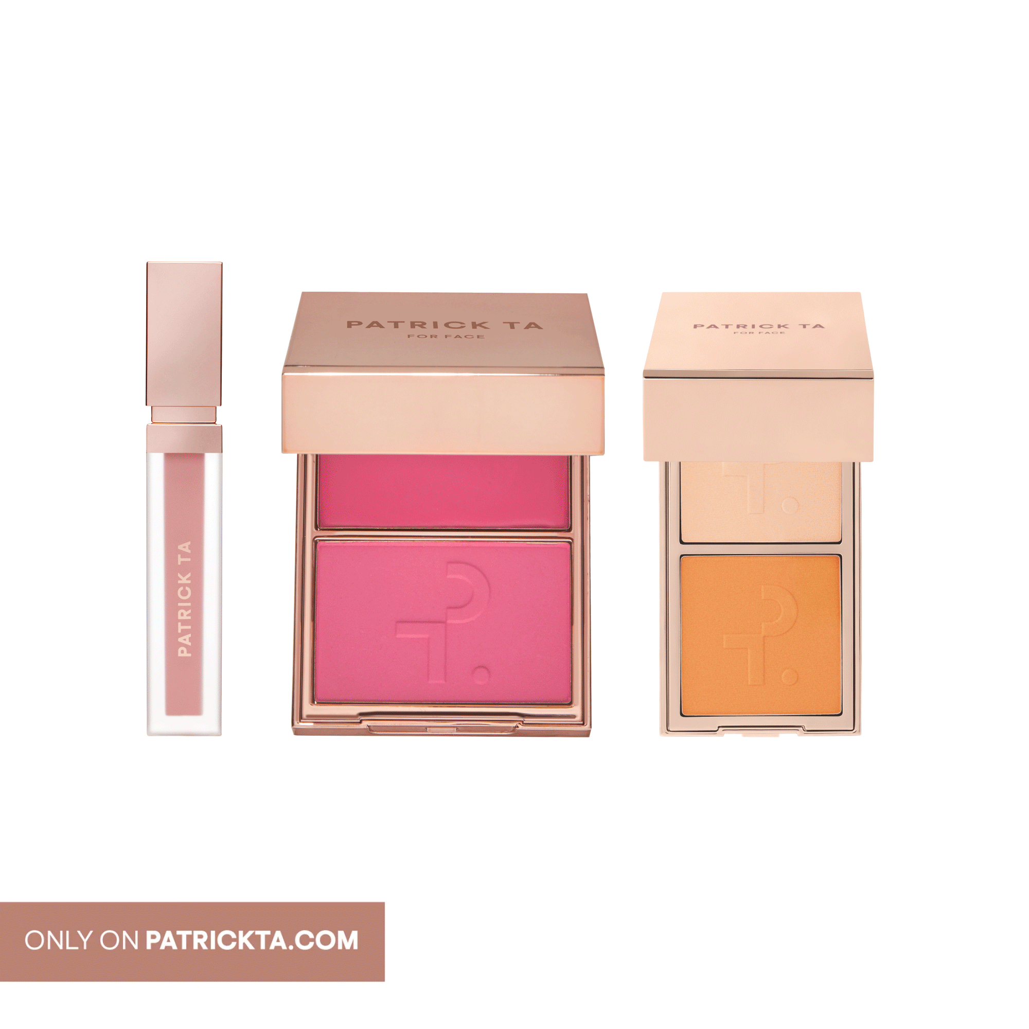 Sunset Sorbet Blush Set - Shy at First (Pink) / She's Wanted (Rich Berry)