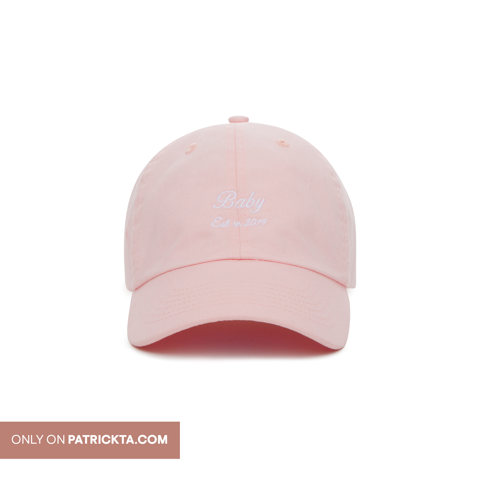 Patrick Ta Baseball Cap - Baby Pink - Baby