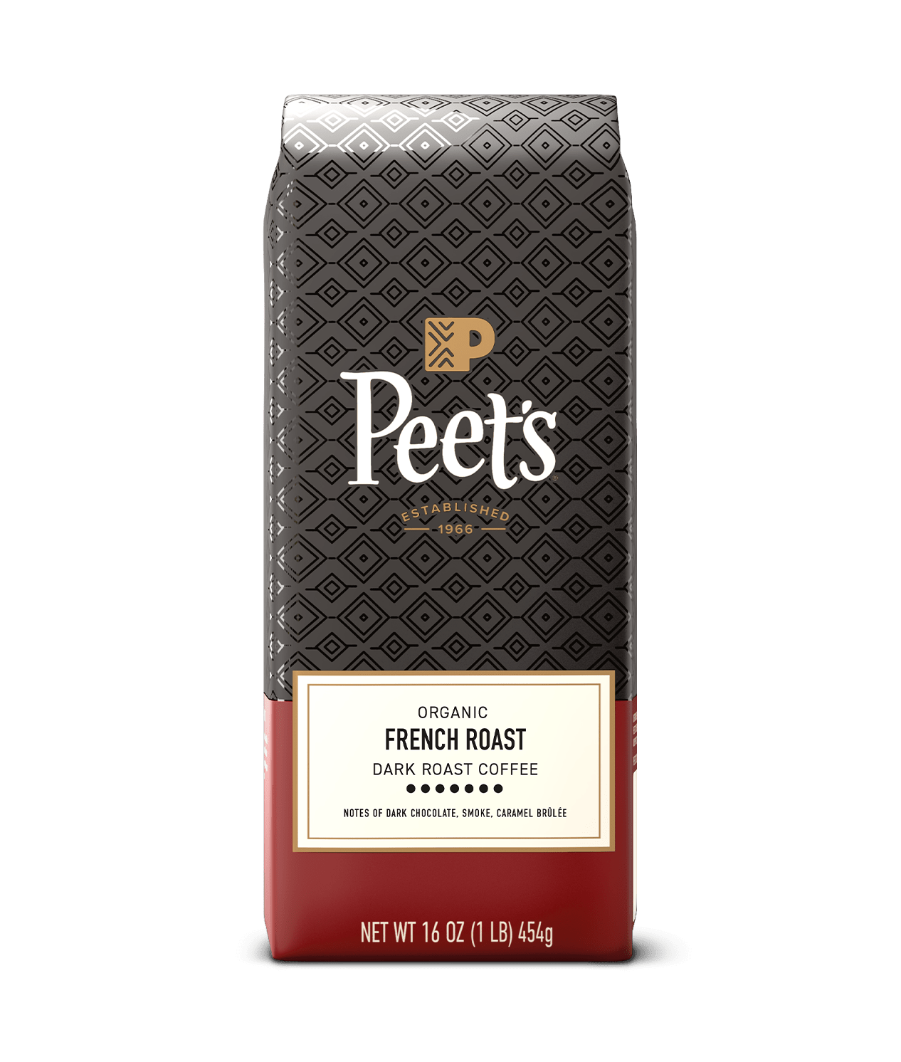 Peet's Organic French Roast coffee beans, Whole Bean
