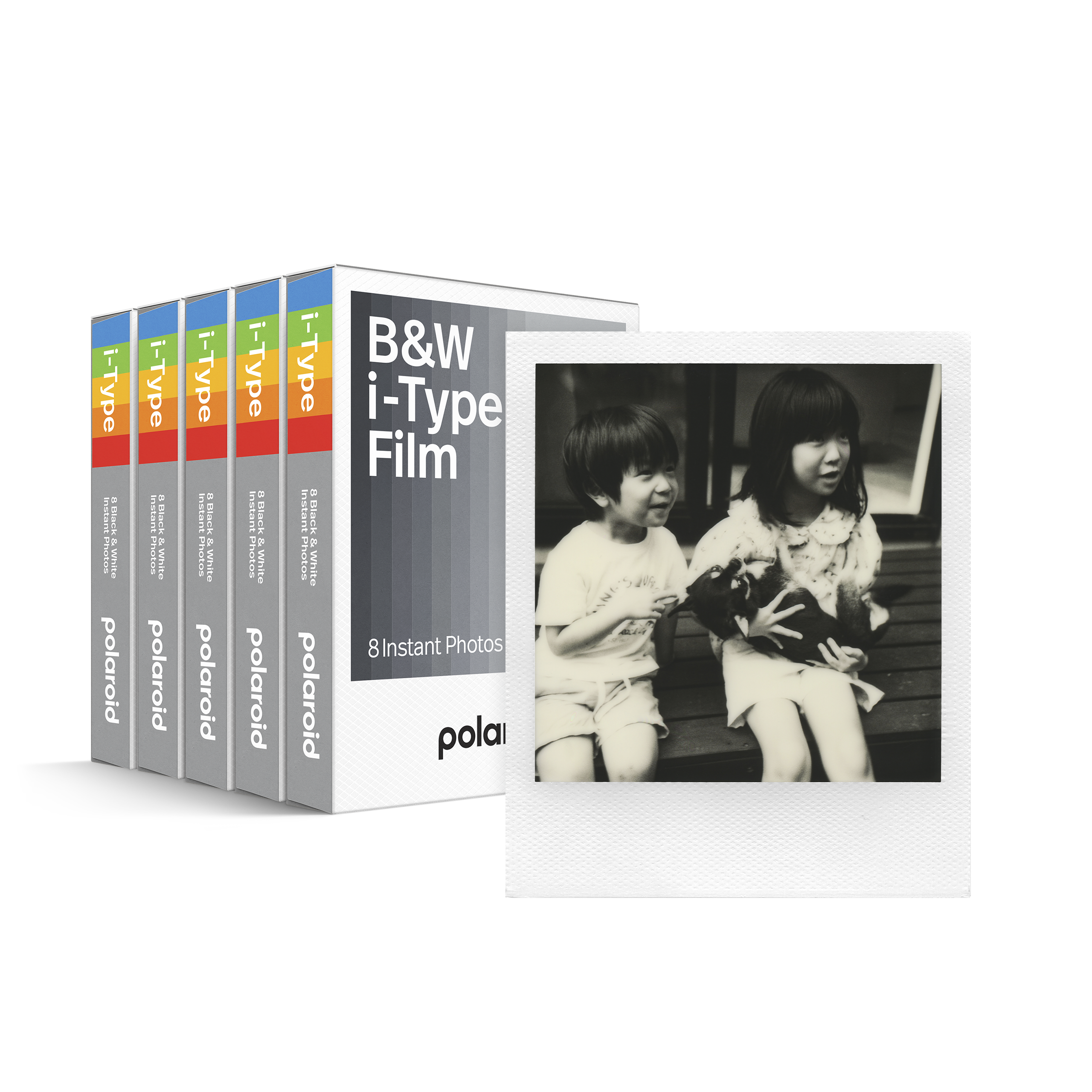 Polaroid - B&W i-Type Film Five Pack