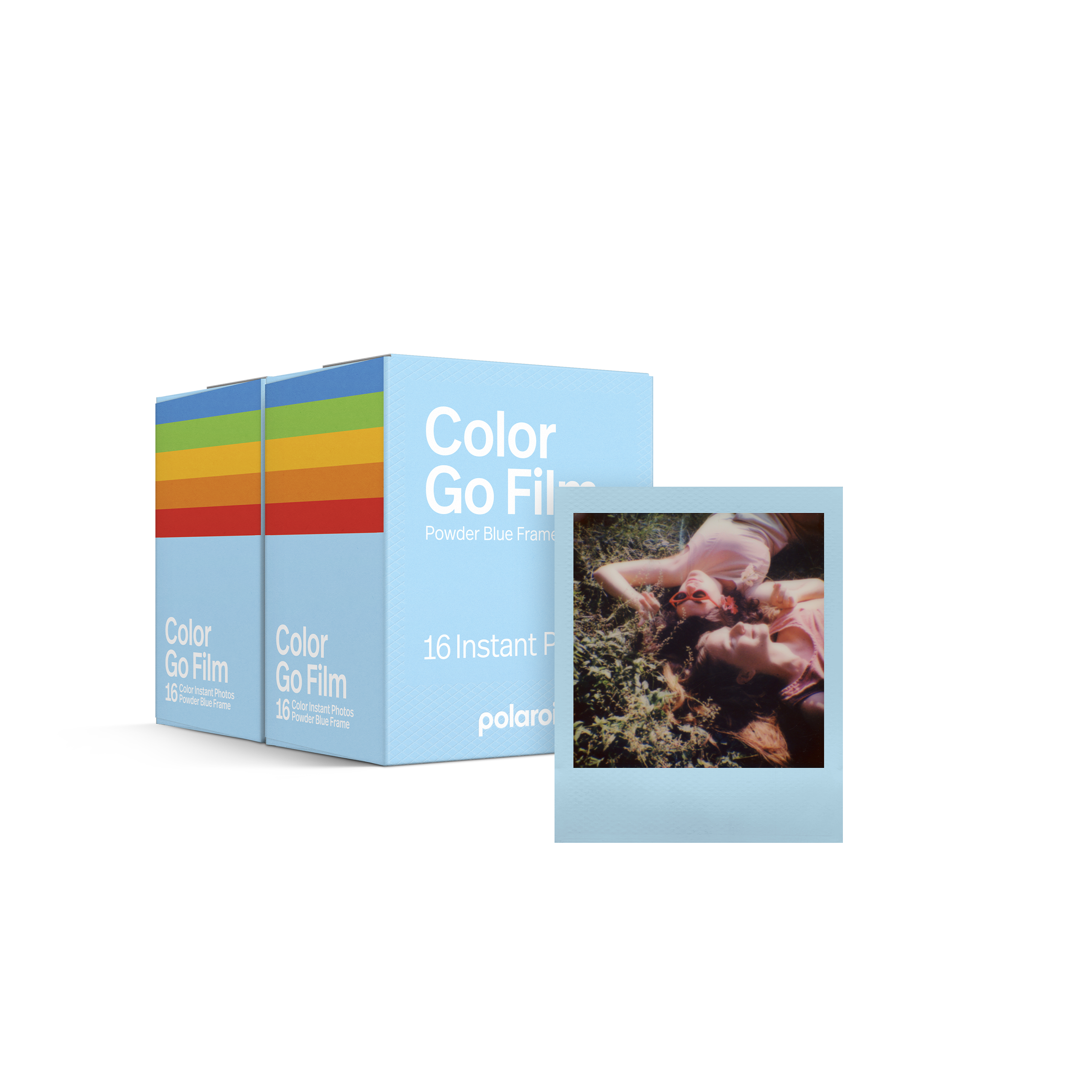 Polaroid Go Color Film Double Pack – Powder Blue Frame x2