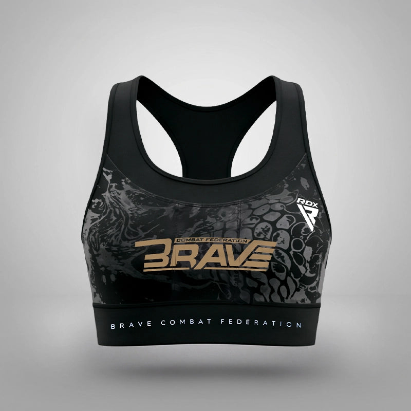 RDX Brave B3 Sutiã de ginástica feminino  BlackGrey / M
