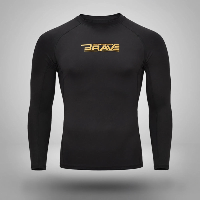 RDX Brave Rash Guard B1 Black / S Black / S