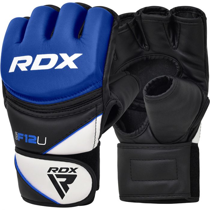 RDX F12 MMA Grappling Gloves DS Blue / L/XL