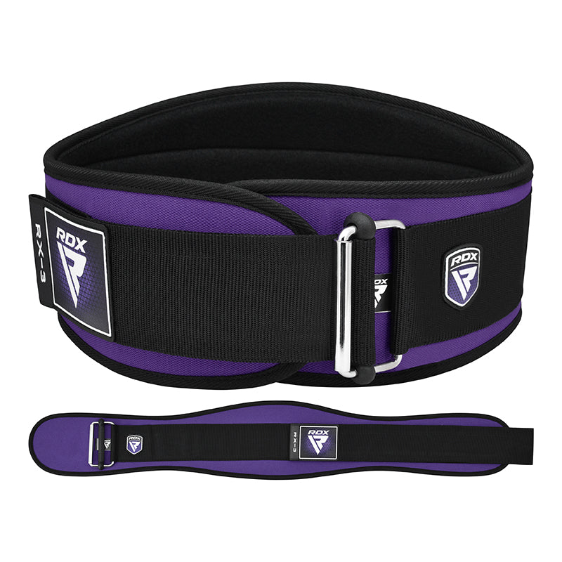 RDX X3 6.5 INCH Weightlifting Neoprene Gym Belt for Women Purple / M