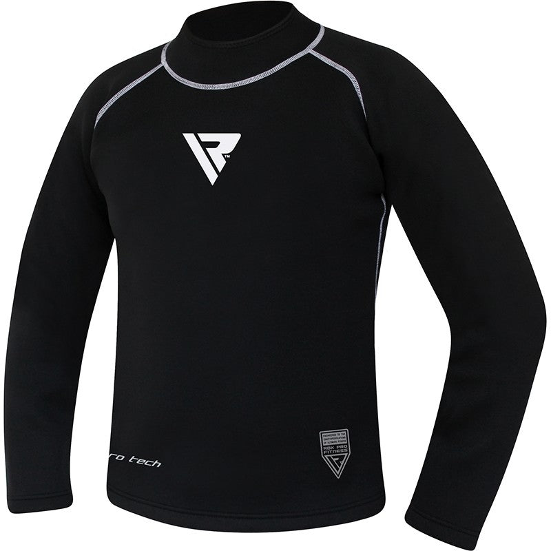 RDX X3 Long Sleeves Compression Rash Guard Black / M
