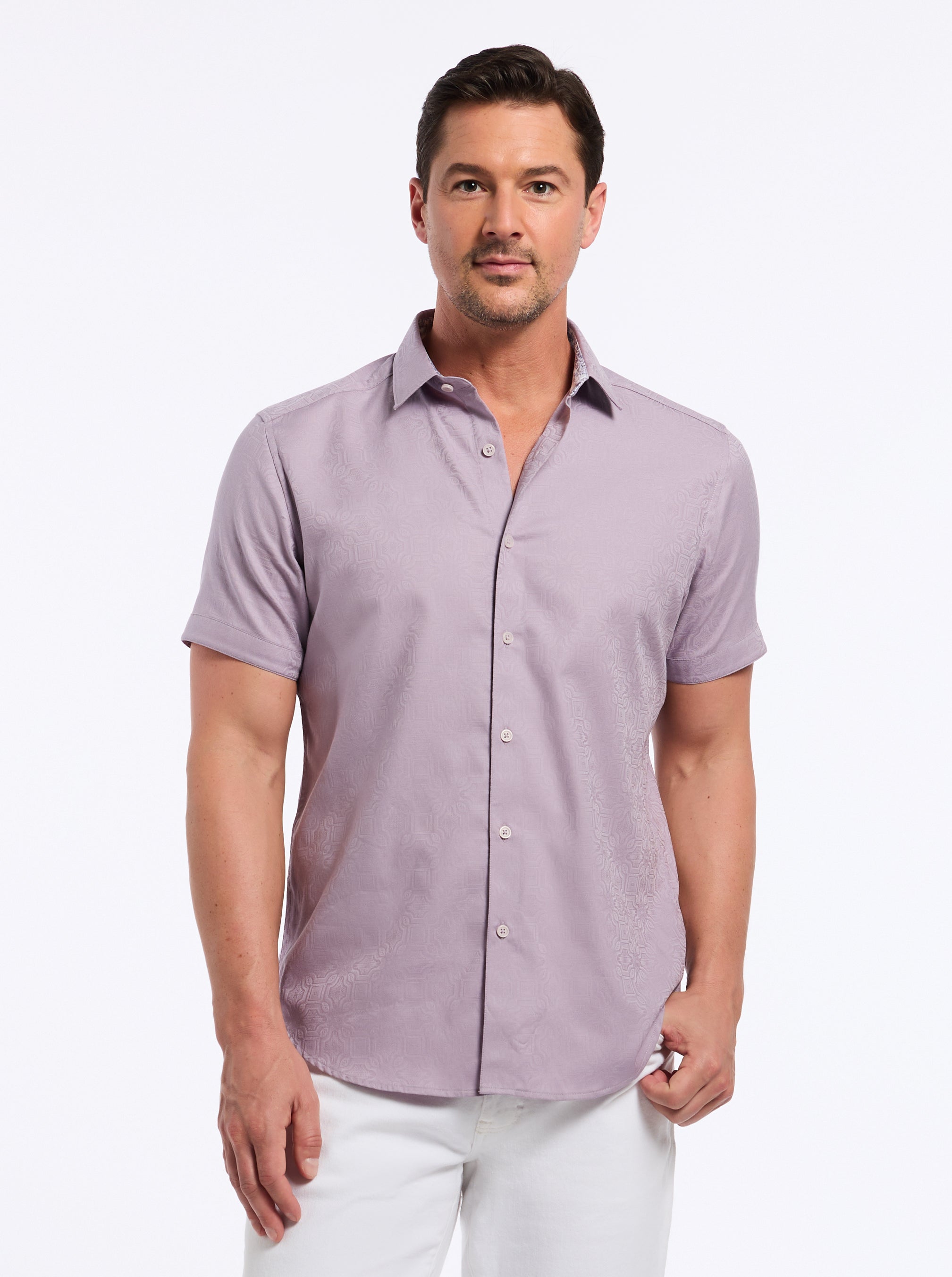 Robert Graham Odyssey Short Sleeve Button Down Shirt