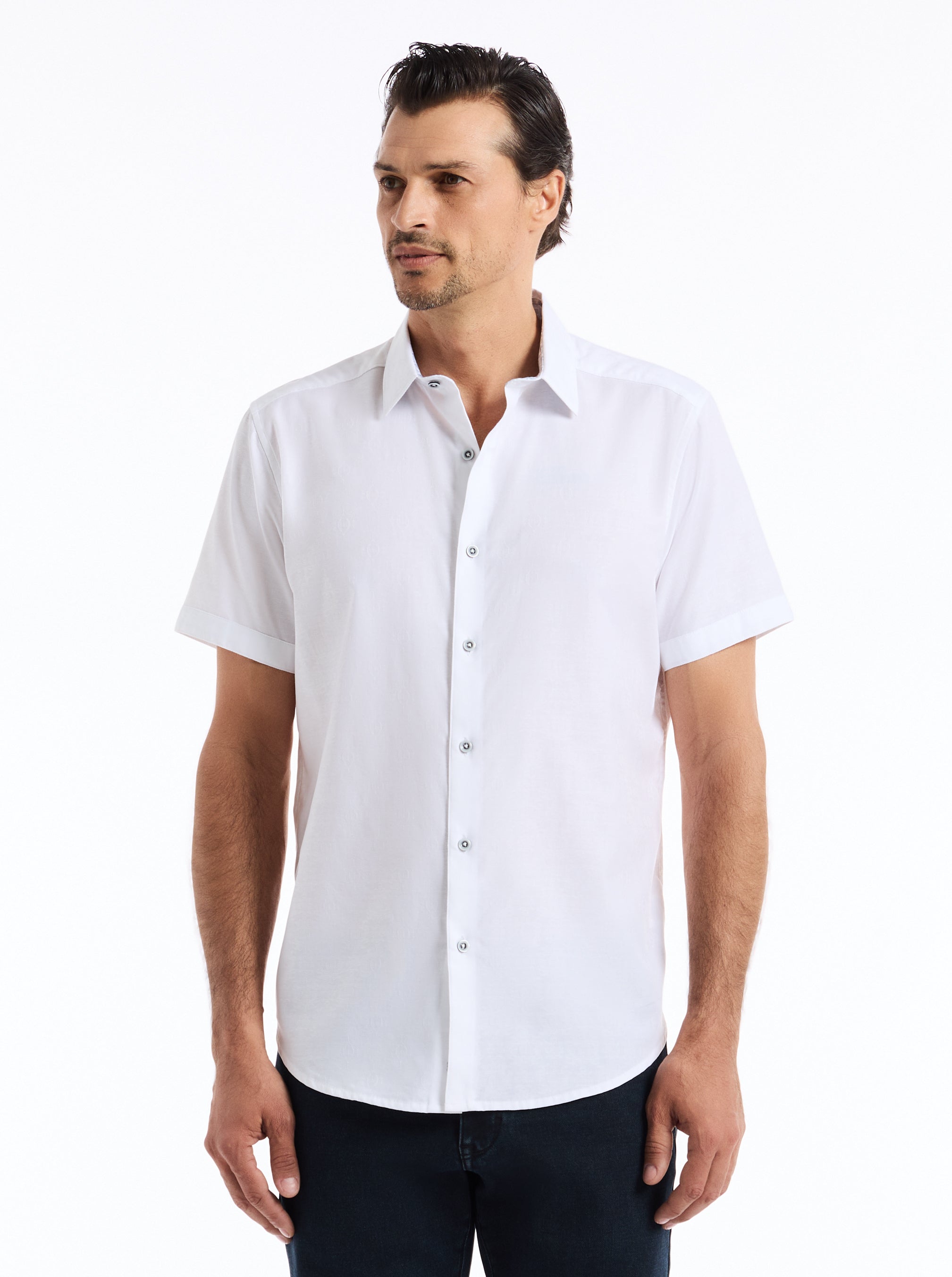Robert Graham Stellman Short Sleeve Button Down Shirt