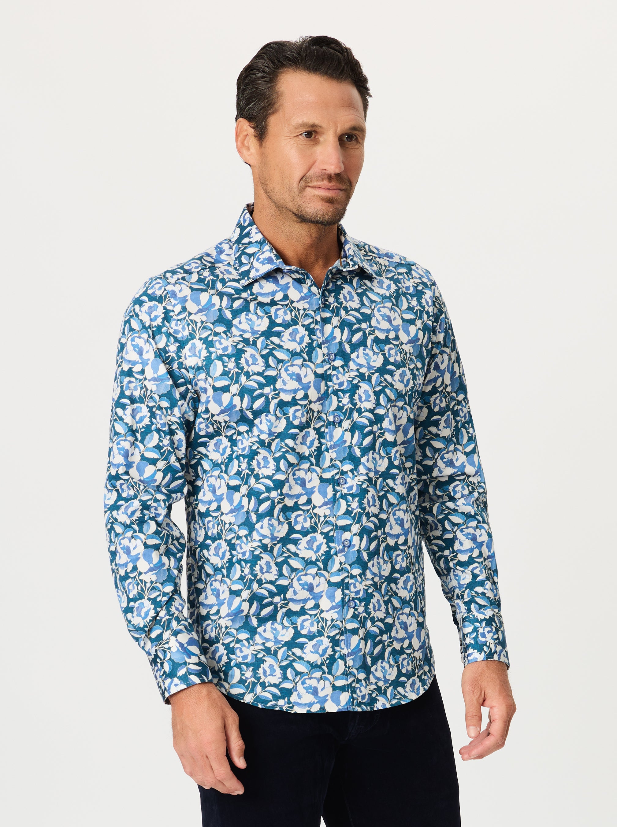 Robert Graham Euclid Long Sleeve Button Down Shirt