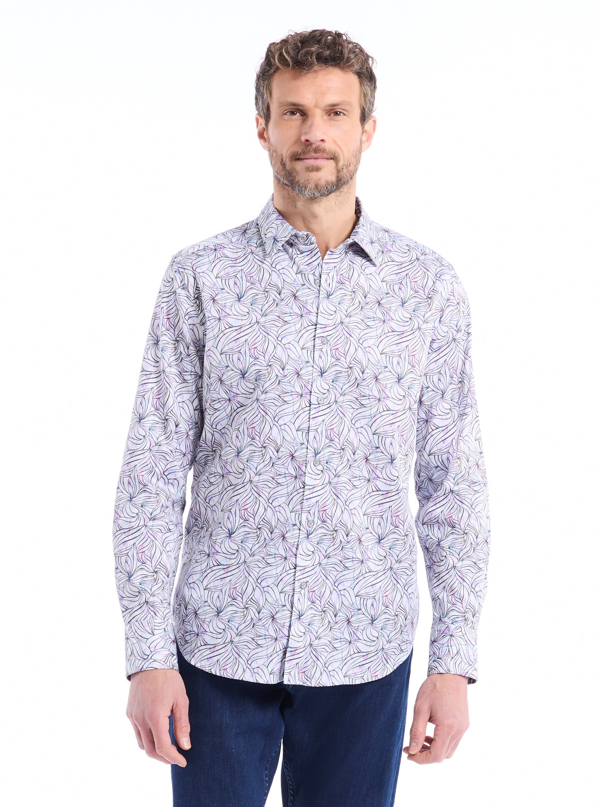 Robert Graham Charvil Long Sleeve Button Down Shirt