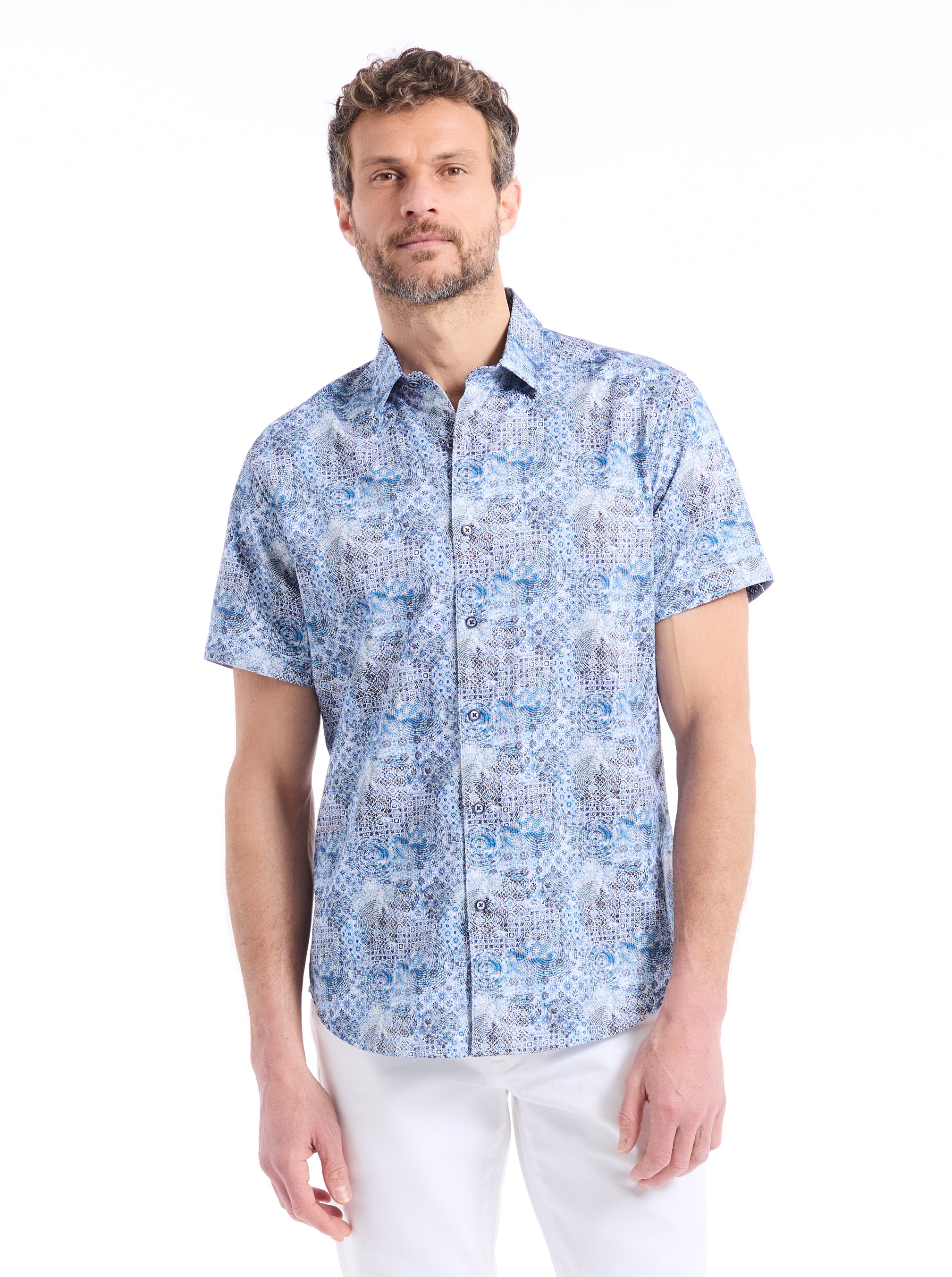 Robert Graham Pearson Short Sleeve Button Down Shirt