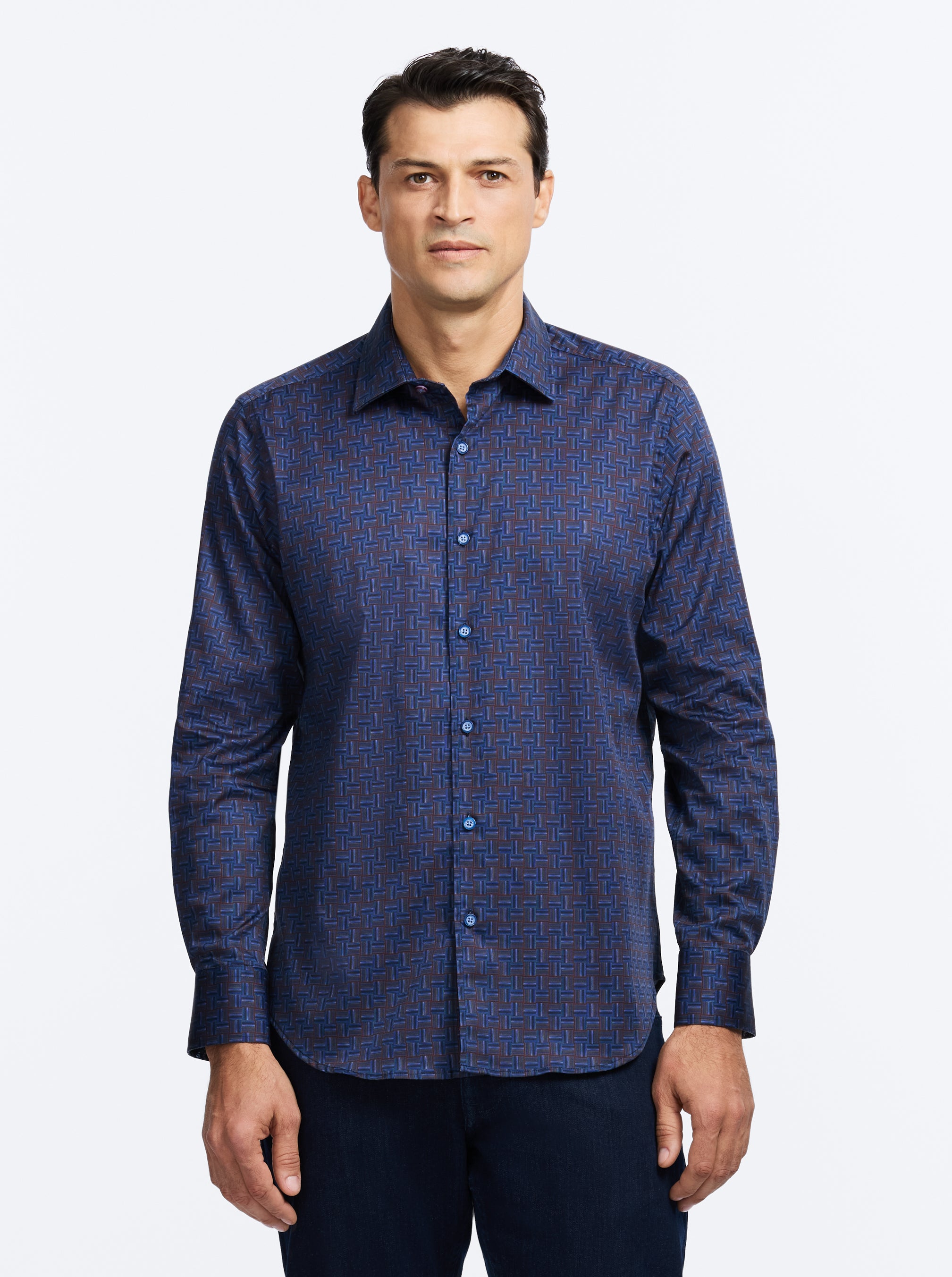 Robert Graham Talbot Long Sleeve Button Down Shirt