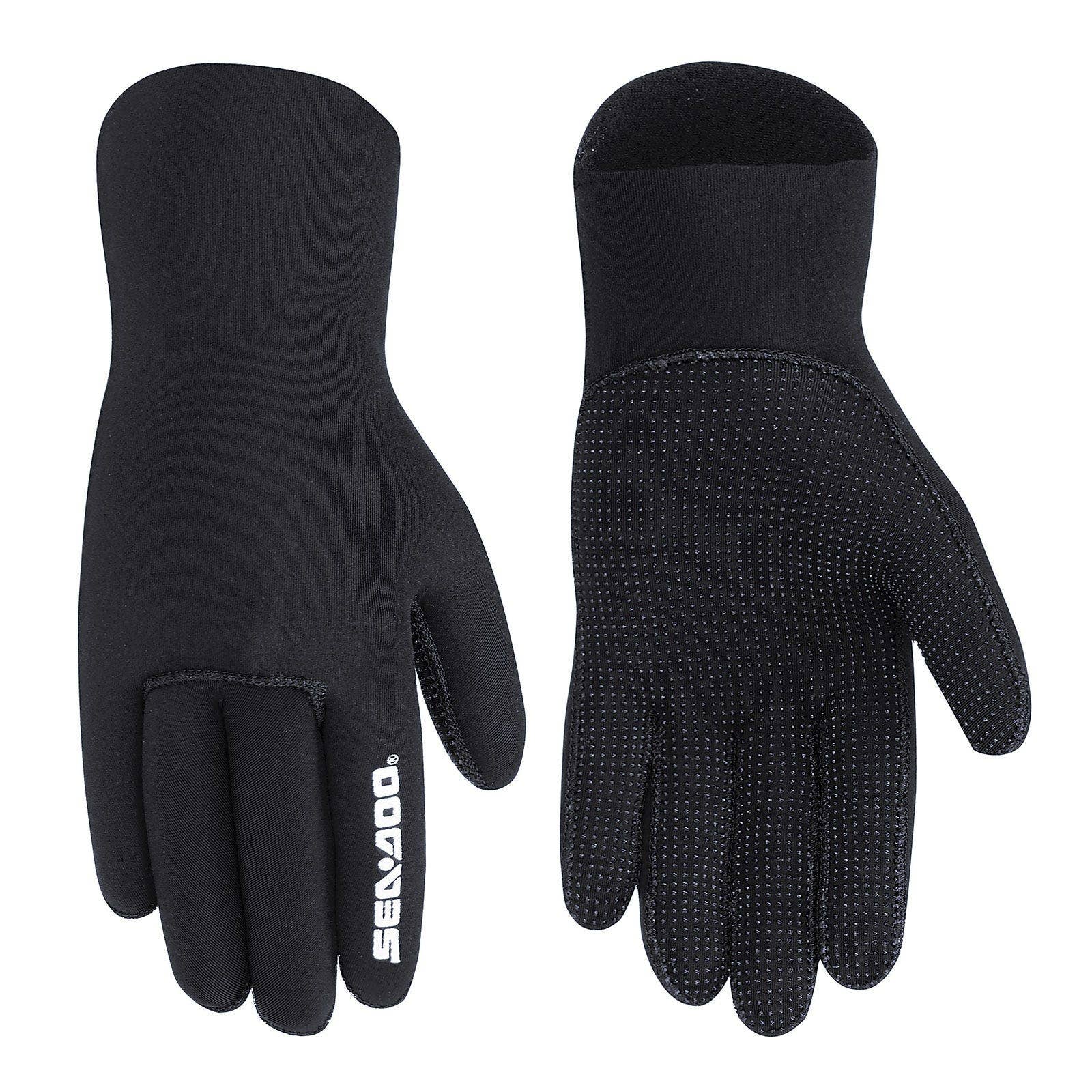 Sea-Doo Unisex Neoprene Gloves / Black / XS