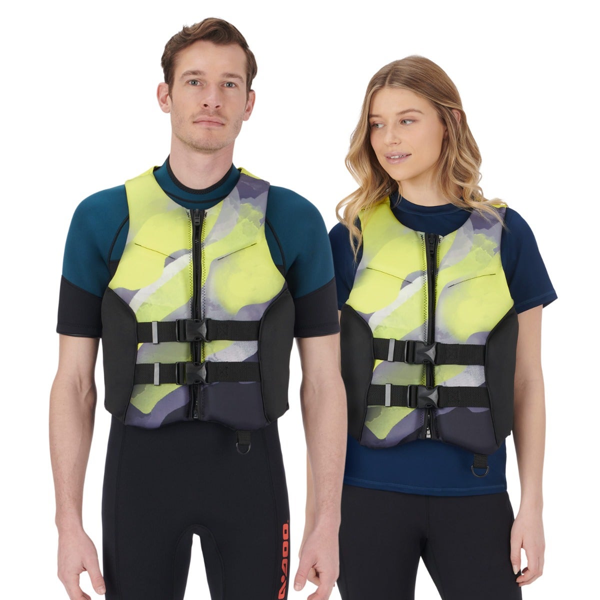 Sea-Doo Unisex Airflow Sunset Edition PFD/Life Jacket / Hi-Vis Yellow / M