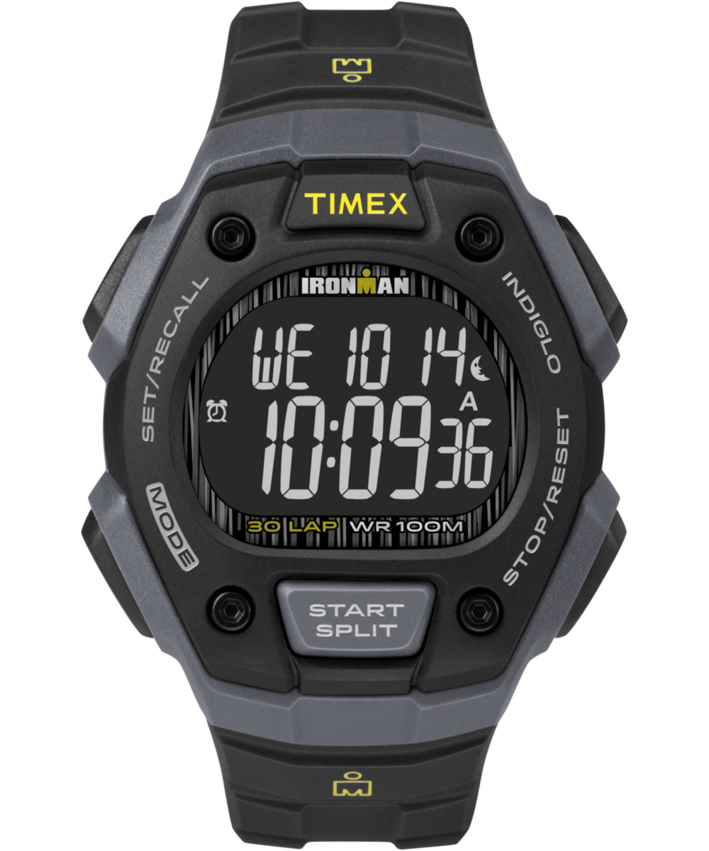 Men's Watch IRONMAN® Classic 30 Full-Size | Black/Gray/Digital, Resin