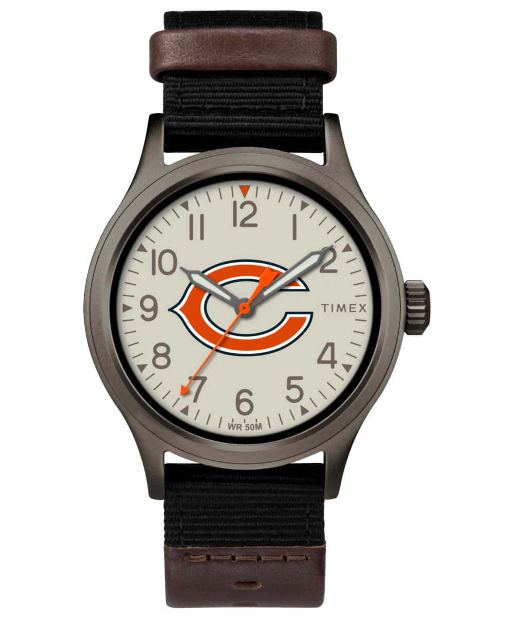Men's Watch Clutch Chicago Bears | Black/Titanium, IP Plated