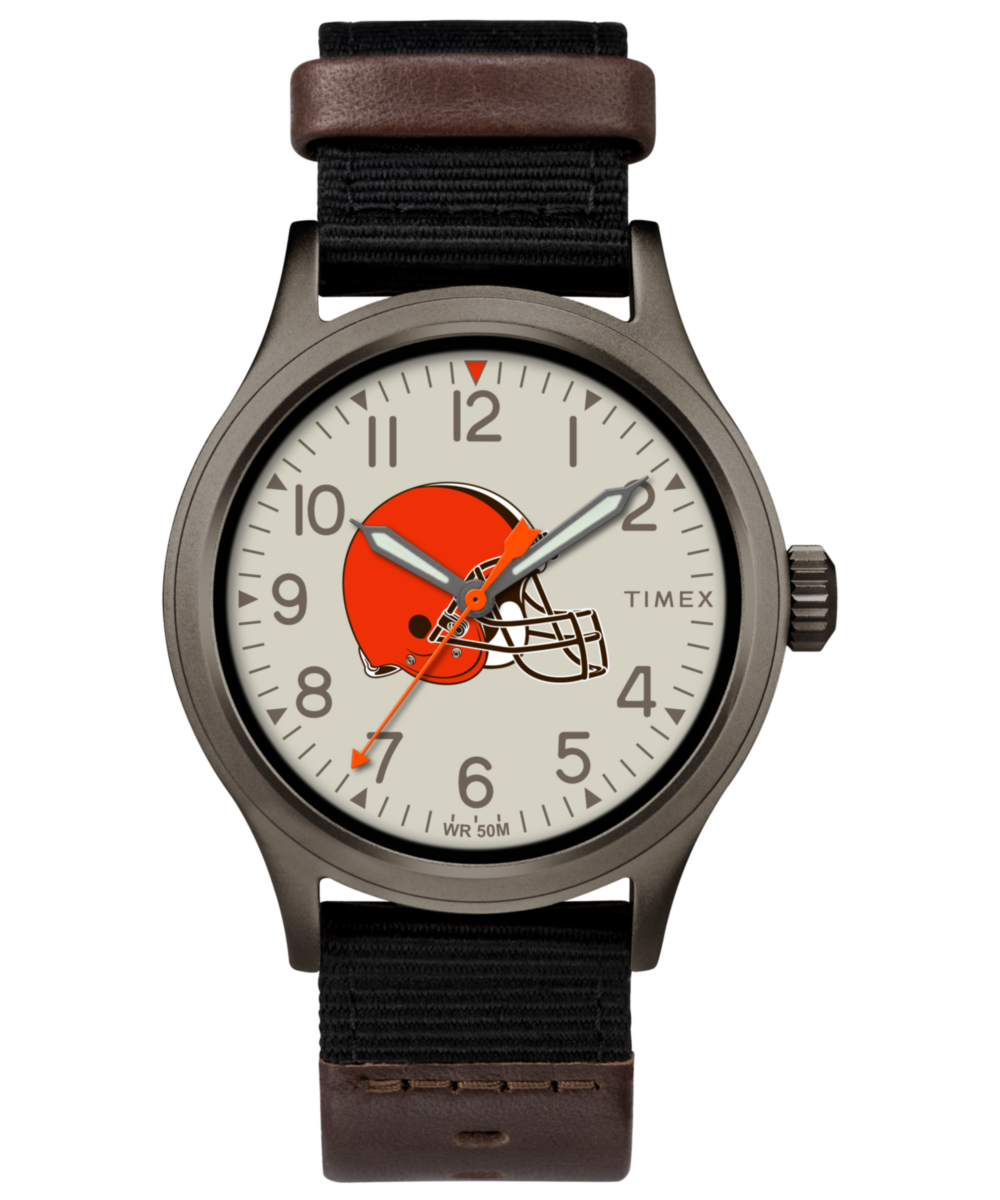 Men's Watch Clutch Cleveland Browns | Black/Titanium, IP Plated