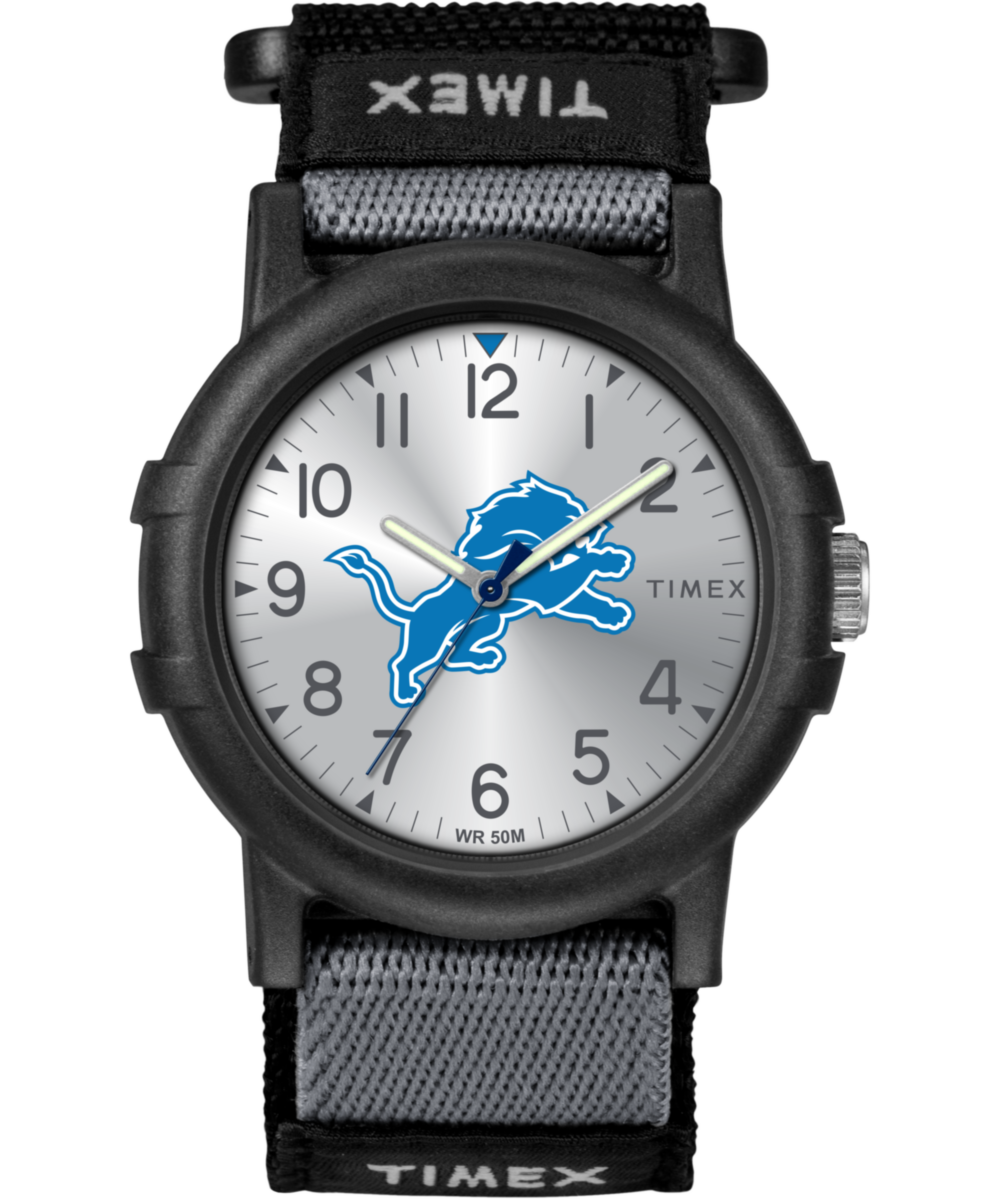 Men's Watch Recruit Detroit Lions | Black, Resin