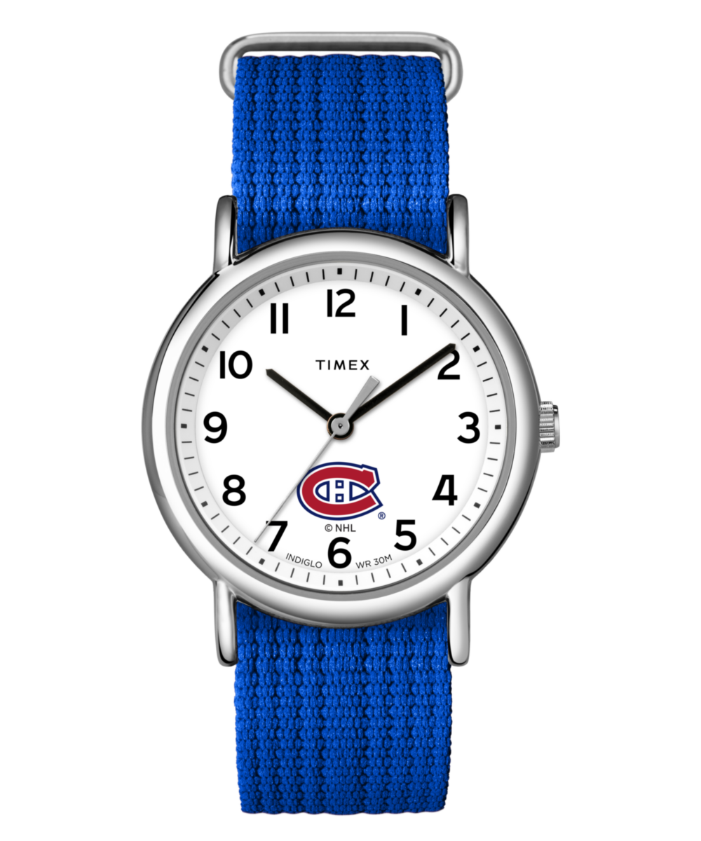 Weekender Royal Blue Montreal Canadiens | Blue/Silver-Tone/White, Brass/LLB