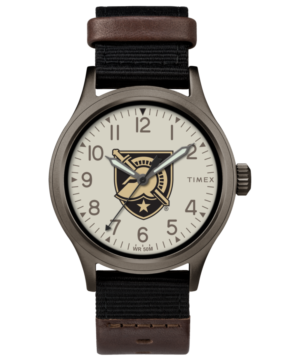 Men's Watch Clutch US Military Academy Army Black Knights | Black/Titanium, IP Plated