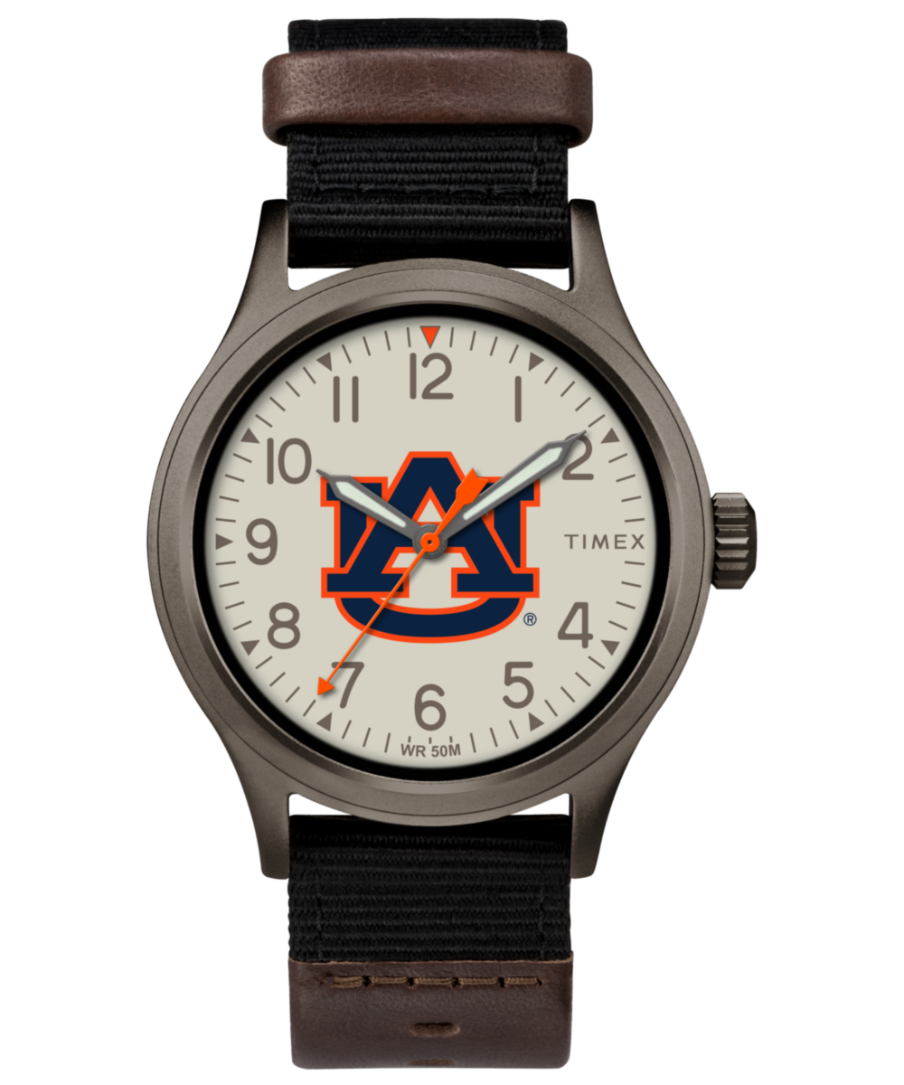 Men's Watch Clutch Auburn Tigers | Black/Titanium, IP Plated