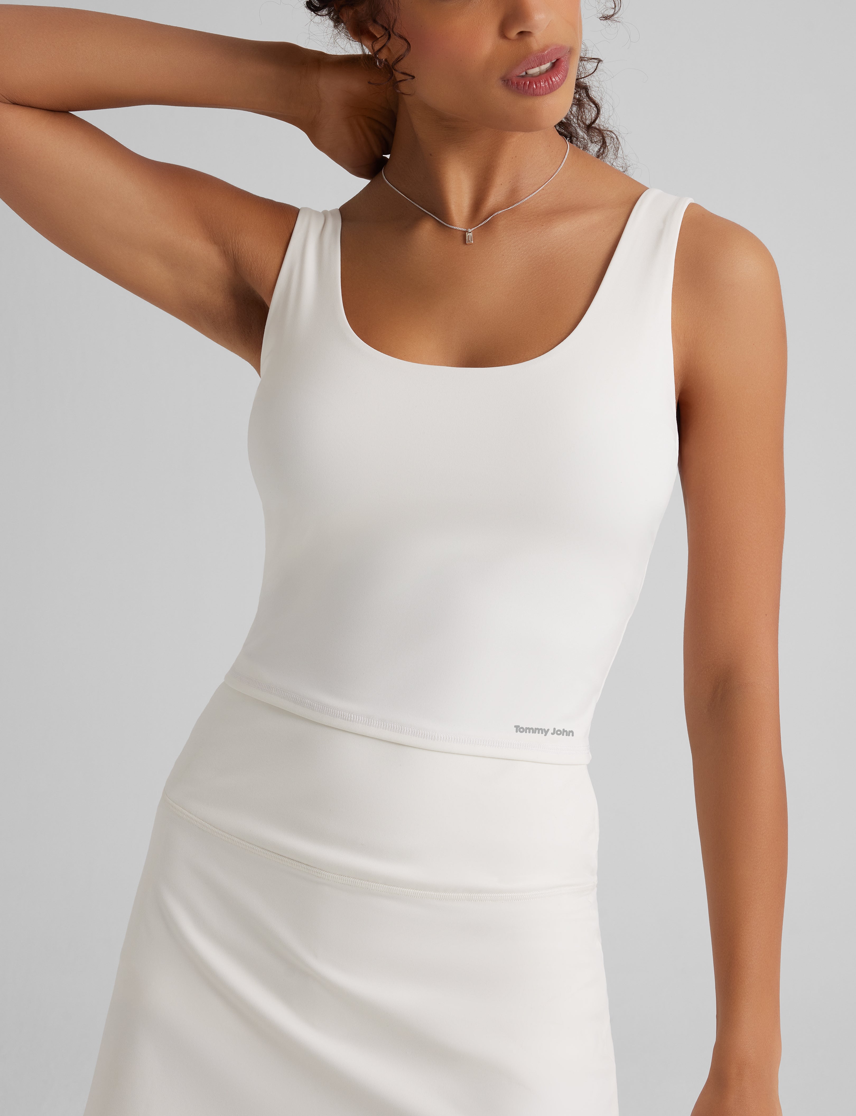 Tommy John Women's Crop Tank in Coconut Milk Size XS (0-2)