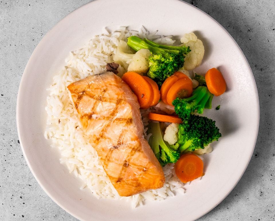 Salmon &amp; White Rice