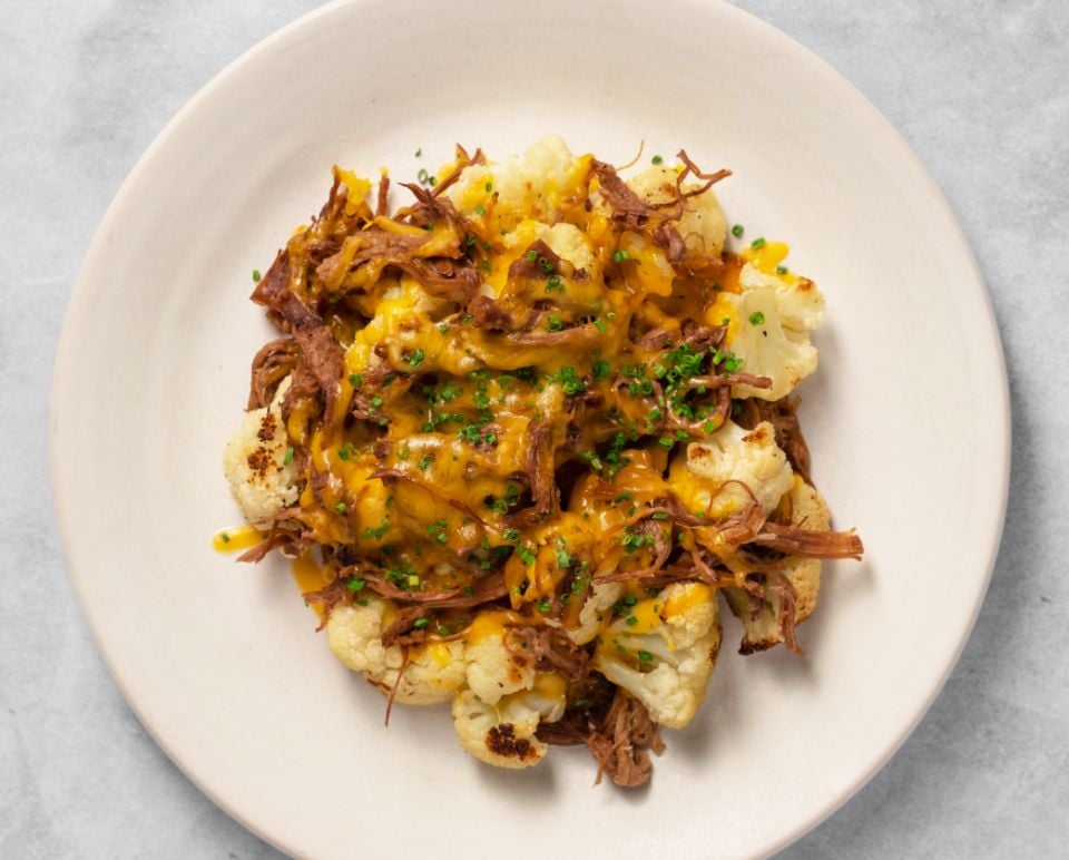 Brisket &amp; Cheesy Cauliflower