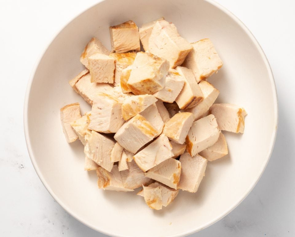 Seared &amp; Diced Chicken Breast