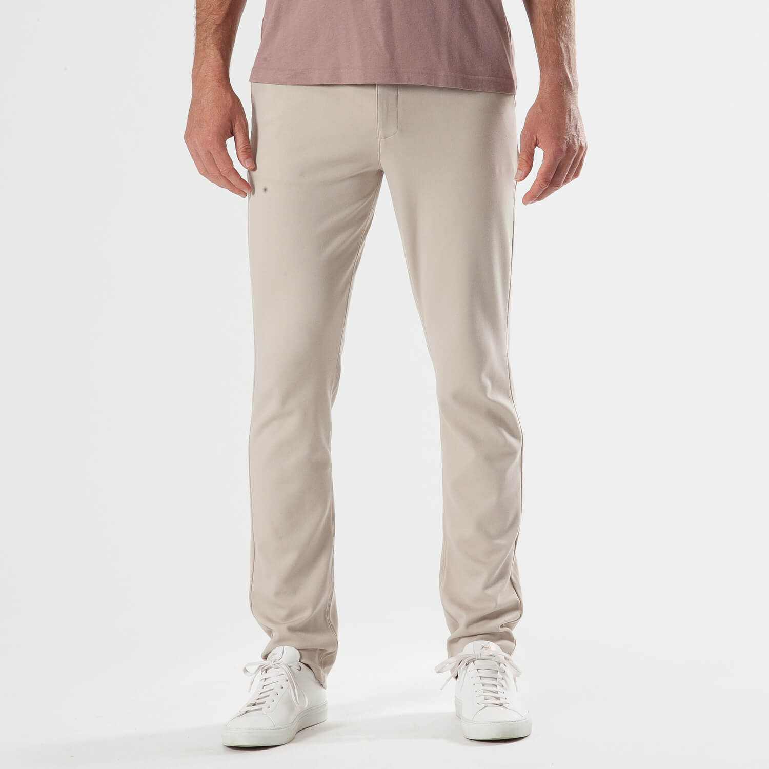 True Classic Sandstone Slim Comfort Knit Chino Pant | 42
