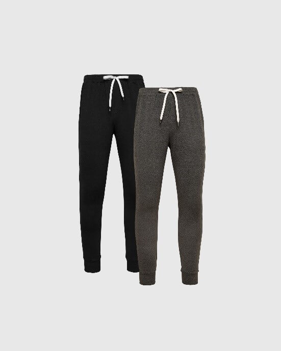 True Classic Multicolor Core Active Jogger Pants 2-Pack | Cotton Blend | Athletic Cut | XL