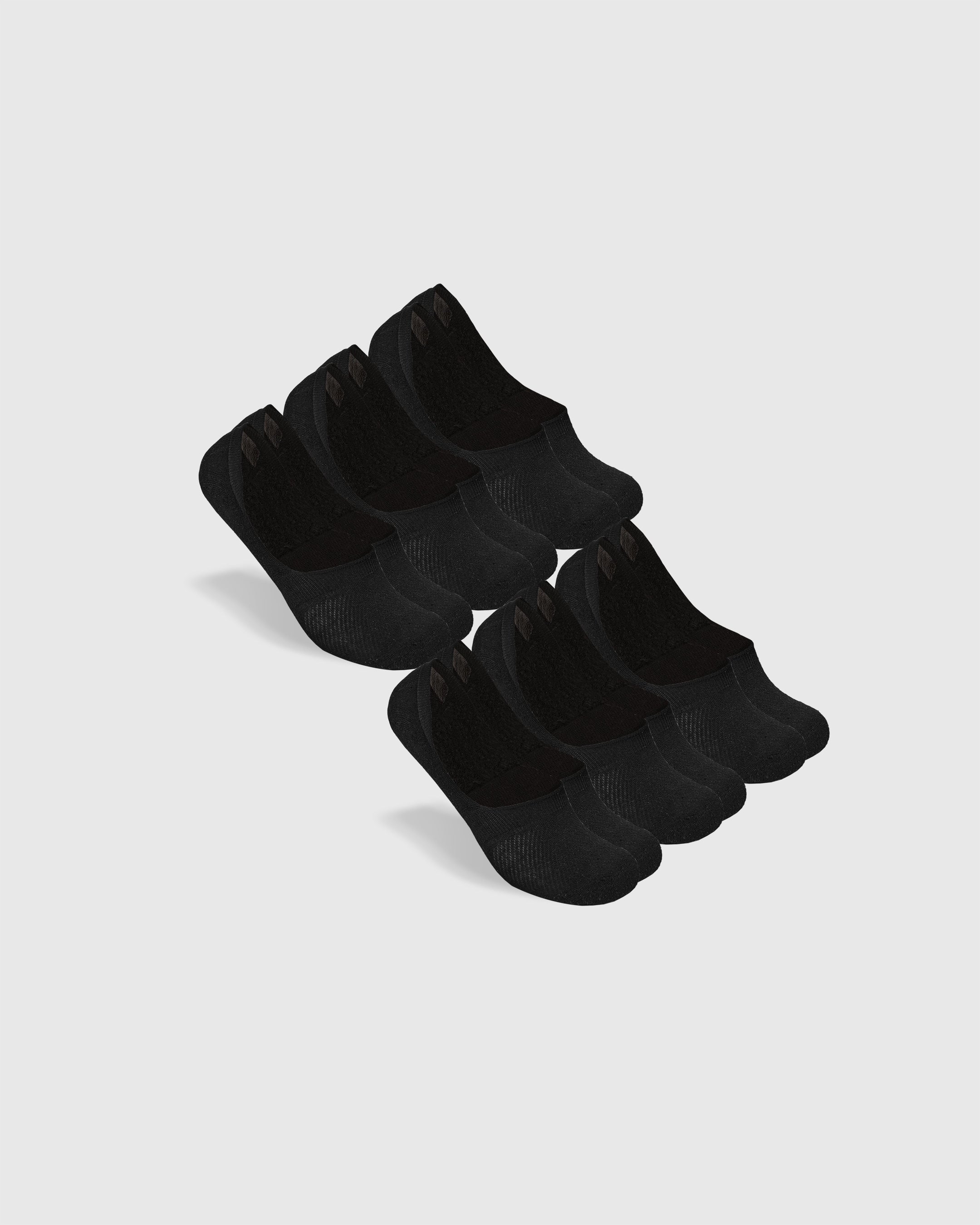 True Classic Multicolor Black Never Show Socks 6-Pack | Medium