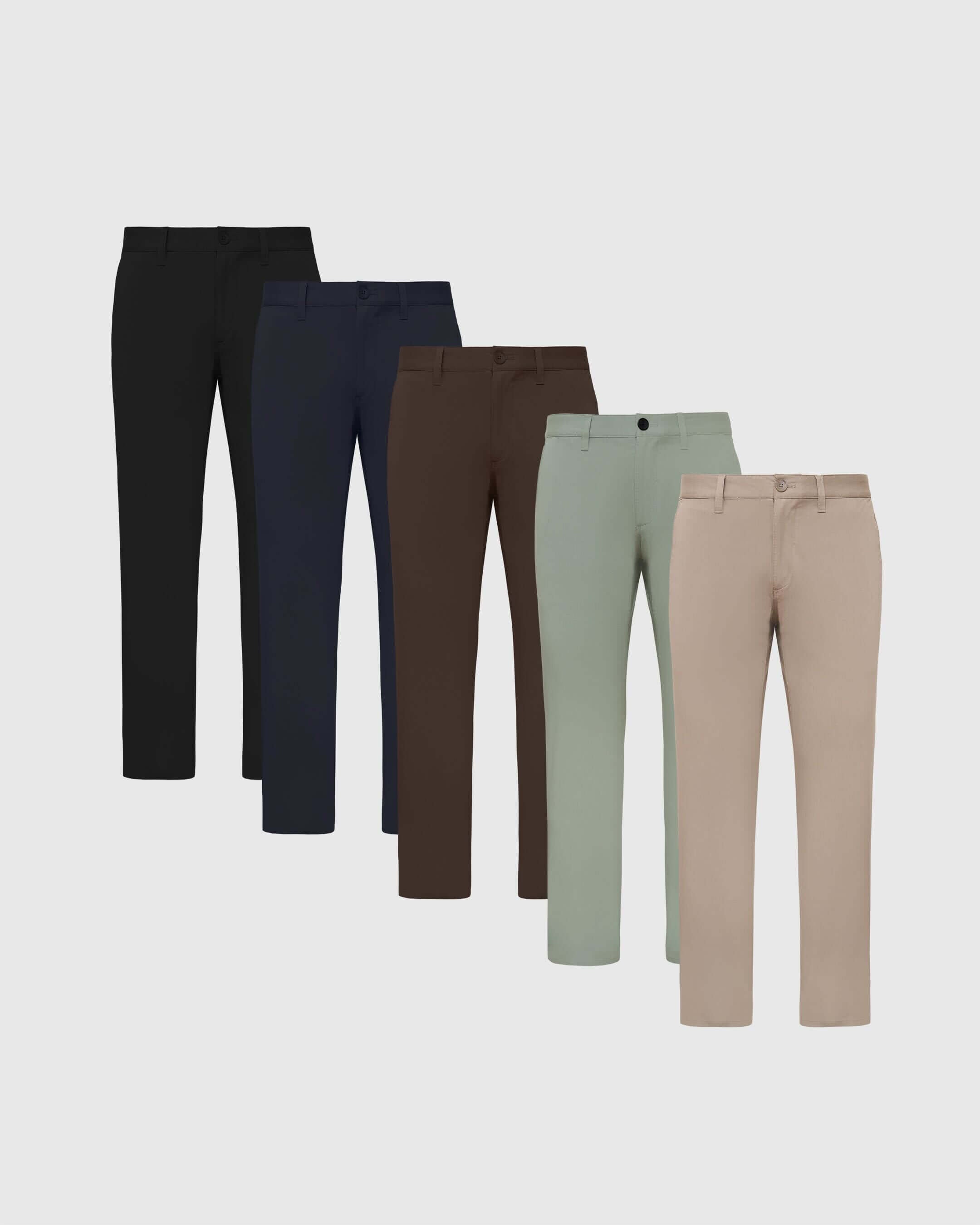 True Classic Multicolor Weekday Straight Twill Chino Pant 5-Pack | 33